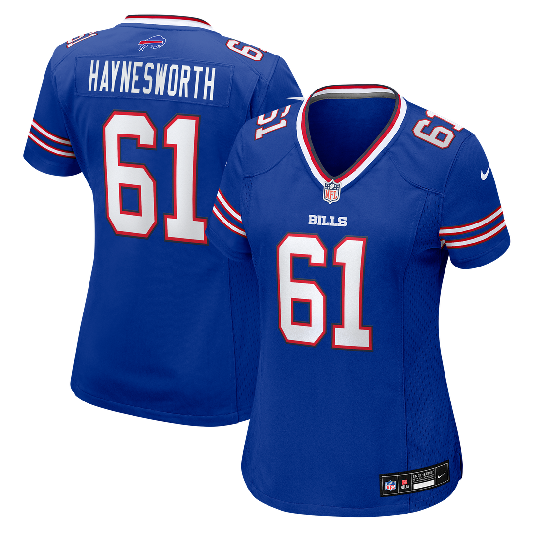 Sincere Haynesworth Buffalo Bills Women's Team Game Jersey - Royal
