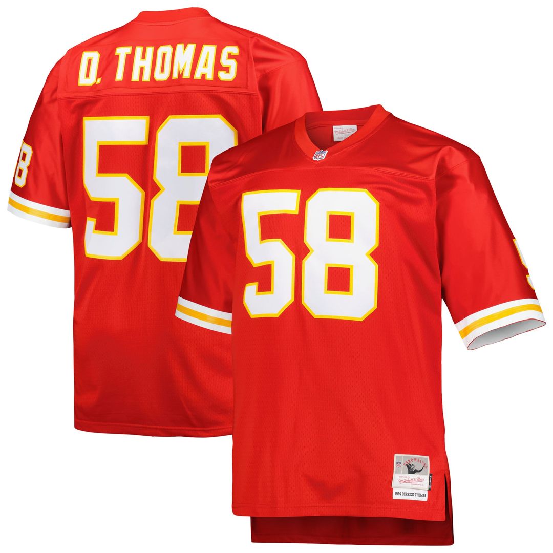 Derrick Thomas Kansas City Chiefs Big & Tall 1994 Retired Player Replica Jersey - Red
