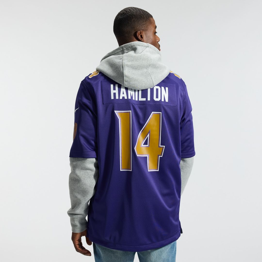 Kyle Hamilton Baltimore Ravens Alternate Game Jersey - Purple