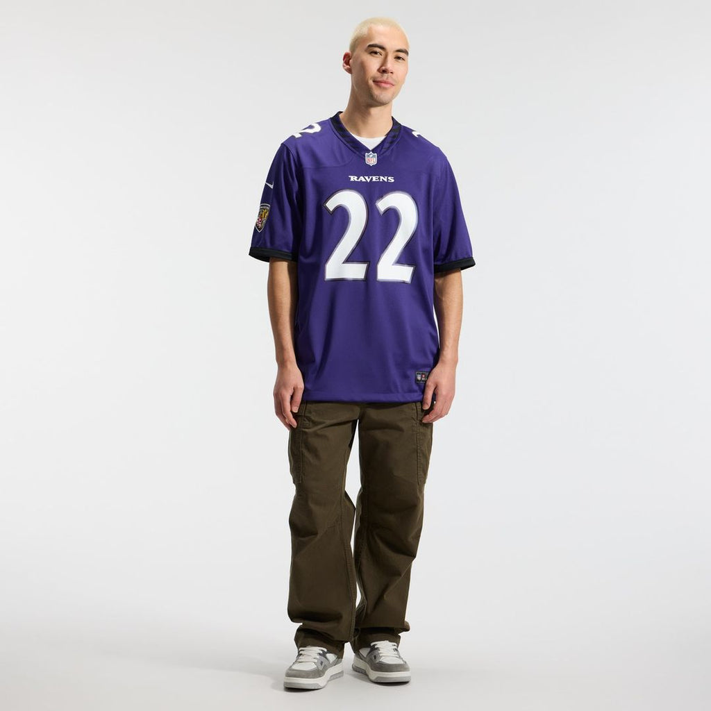 Derrick Henry Baltimore Ravens Team Game Jersey - Purple