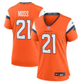 Riley Moss Denver Broncos Women's Team Game Jersey - Orange