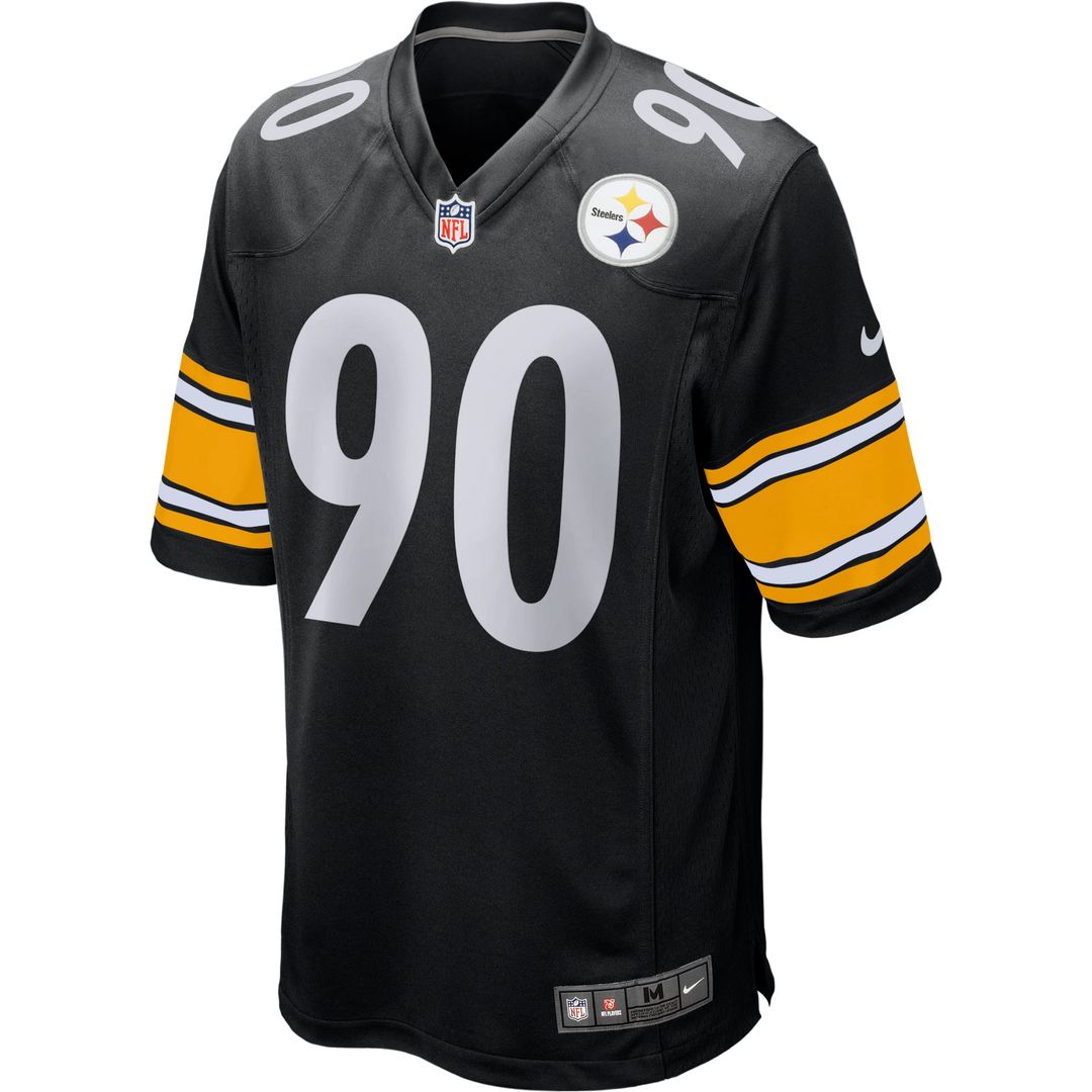 T.J. Watt Pittsburgh Steelers Youth Game Jersey - Black