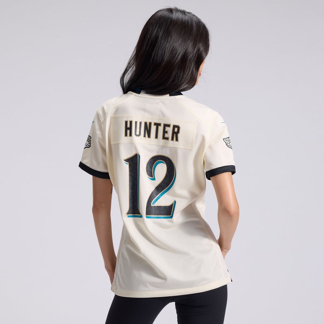 Travis Hunter Jacksonville Jaguars Women's 2026 Rivalries Collection Game Jersey - Natural