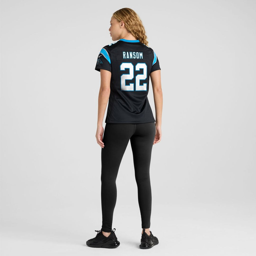 Lathan Ransom Carolina Panthers Women's Team Game Jersey - Black