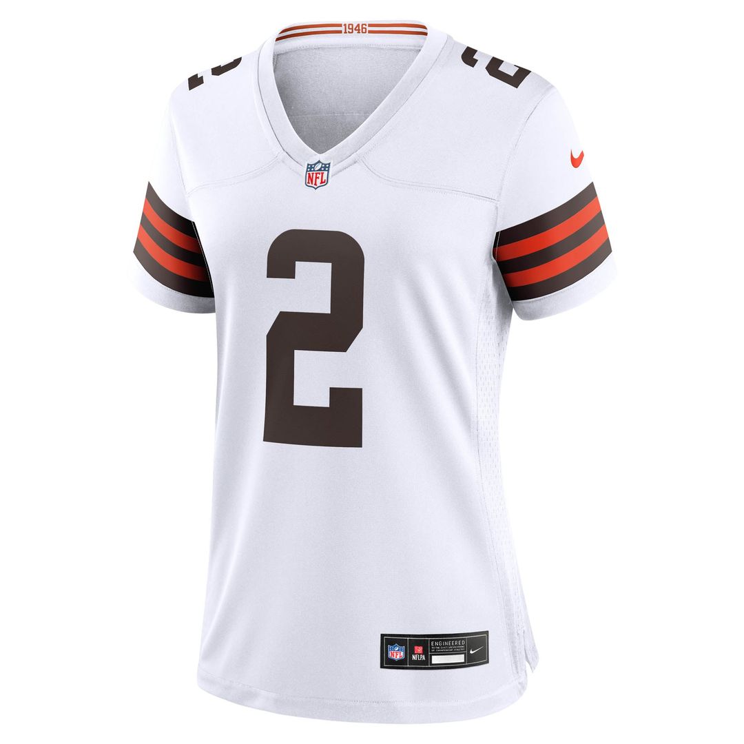 Shedeur Sanders Cleveland Browns Women's Game Jersey - White