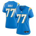 Travis Burke Los Angeles Chargers Women's Team Game Jersey - Powder Blue