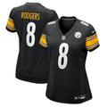 Aaron Rodgers Pittsburgh Steelers Women's Game Jersey - Black