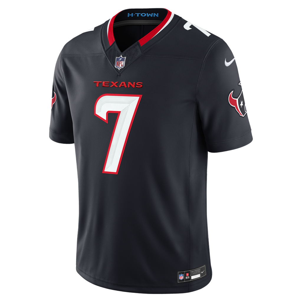 C.J. Stroud Houston Texans Team Vapor F.U.S.E. Stitched Limited Jersey - Navy