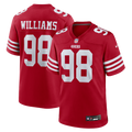 Mykel Williams San Francisco 49ers Game Player Jersey - Scarlet