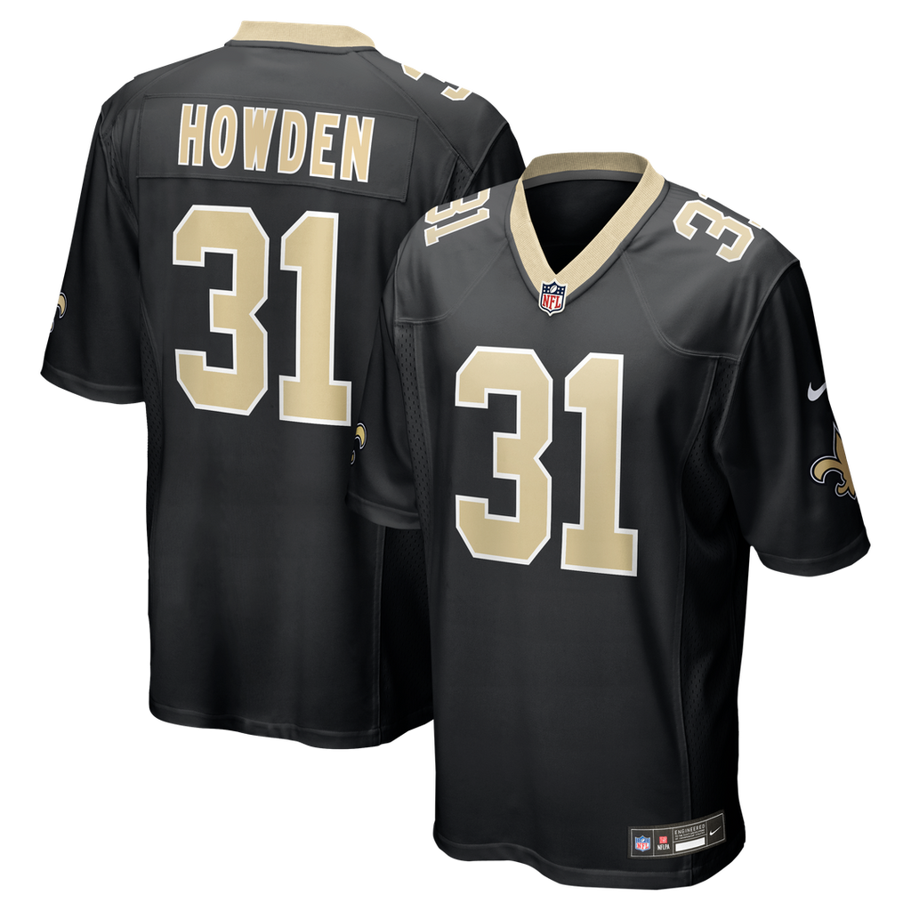 Jordan Howden New Orleans Saints Team Game Jersey - Black