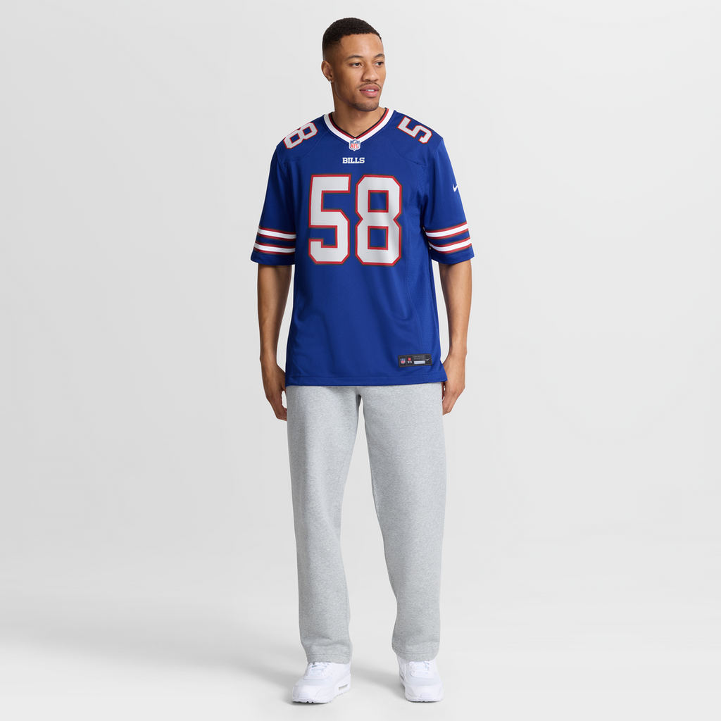 Matt Milano Buffalo Bills Game Player Jersey - Royal