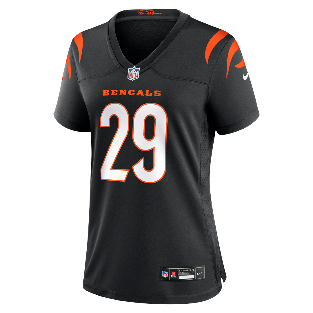 Kyle Dugger Cincinnati Bengals Women's Team Game Jersey - Black