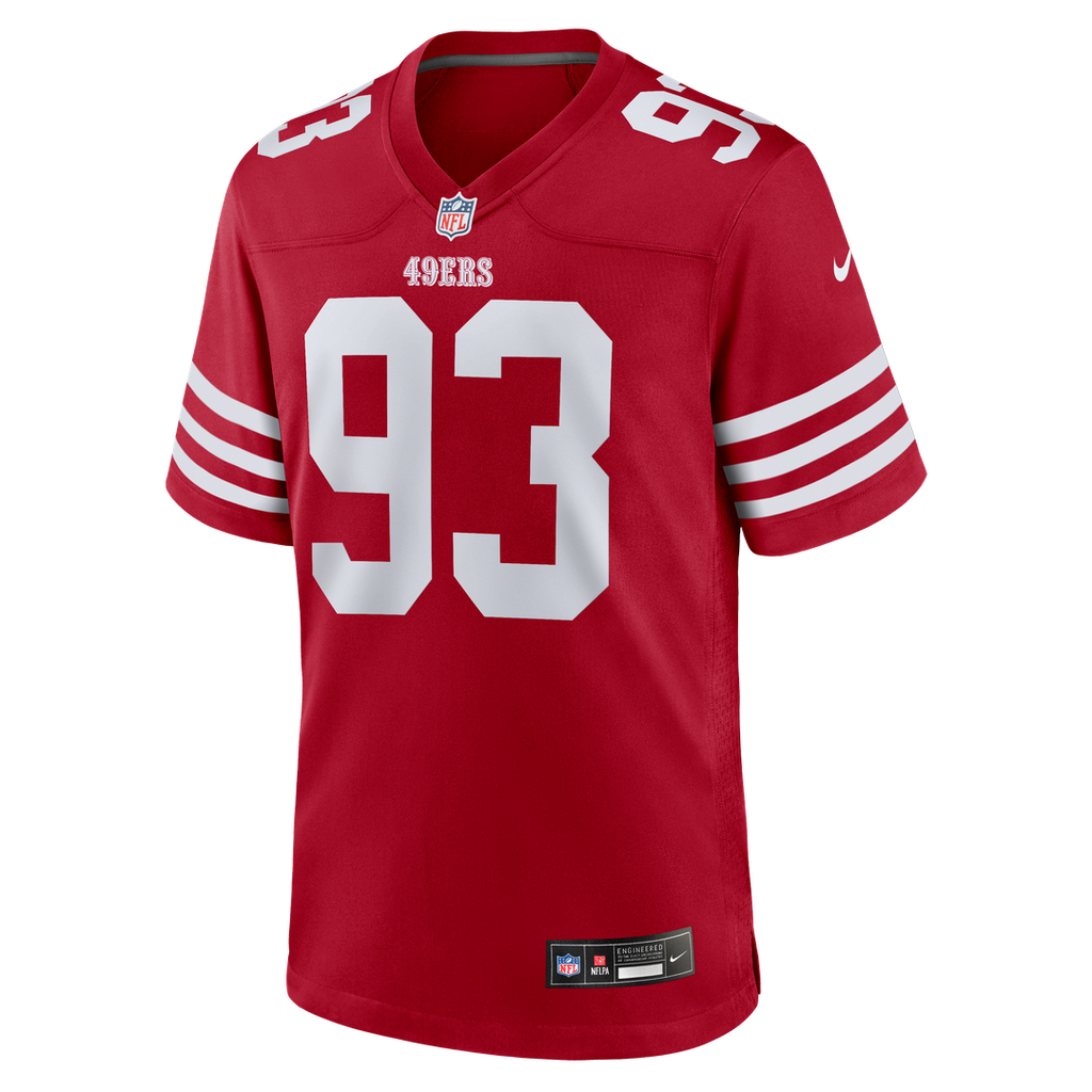 Gracen Halton San Francisco 49ers Team Game Jersey - Scarlet