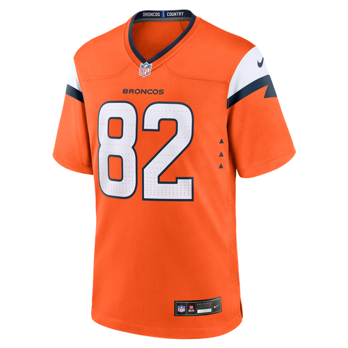 Adam Trautman Denver Broncos Team Game Jersey - Orange