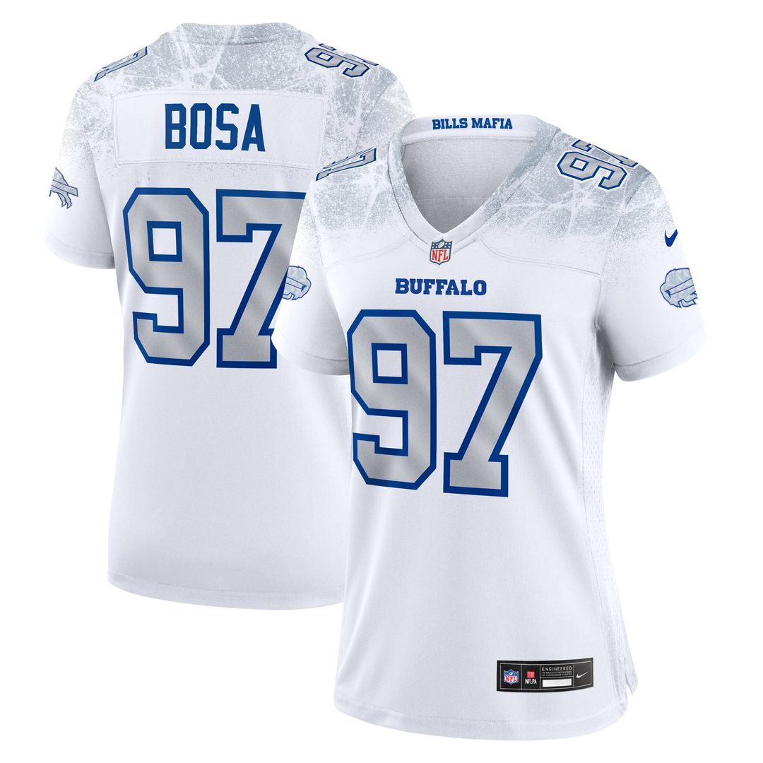 Joey Bosa Buffalo Bills Women's Rivalries Collection Game Jersey - White
