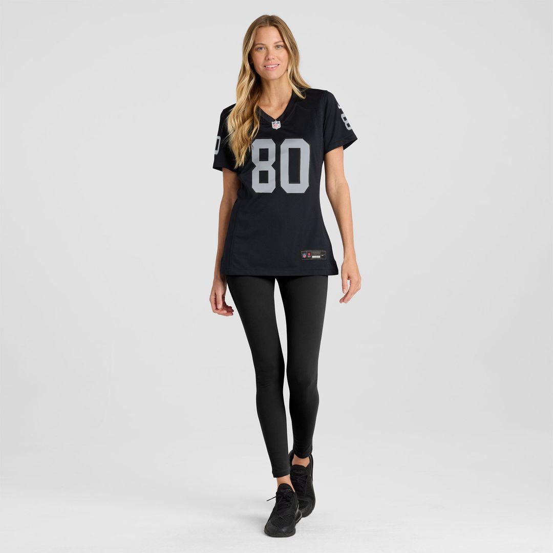 Ian Thomas Las Vegas Raiders Women's Team Game Jersey - Black