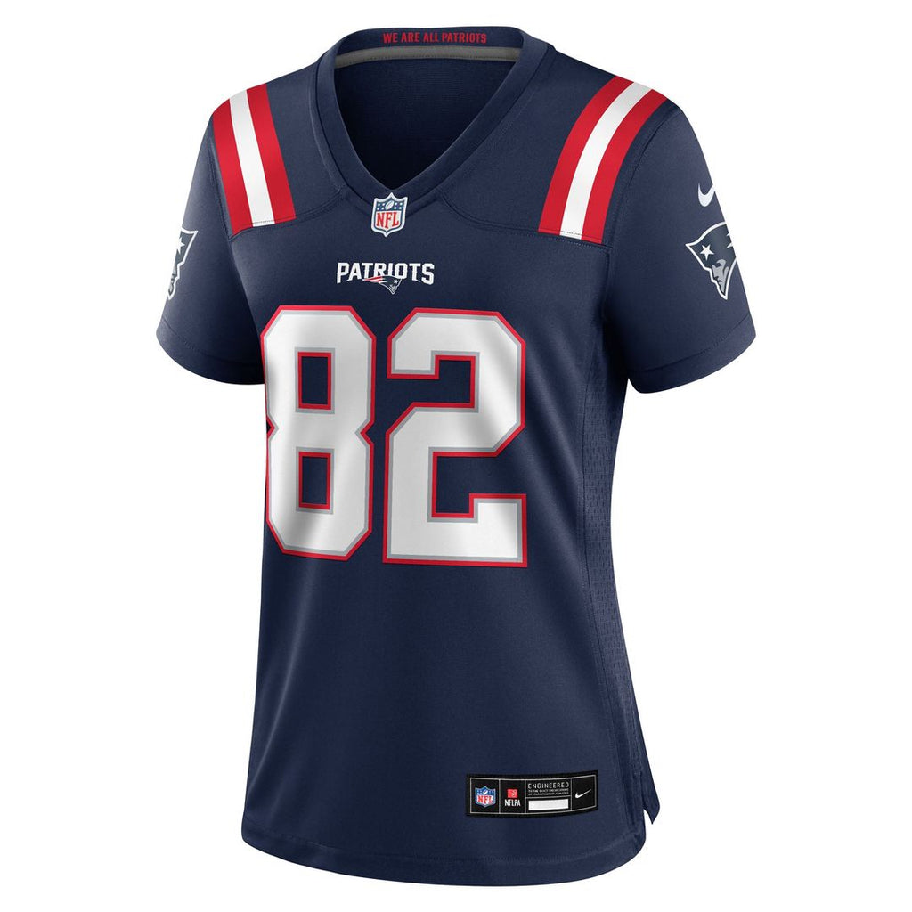 Eli Raridon New England Patriots Women's Team Game Jersey - Navy