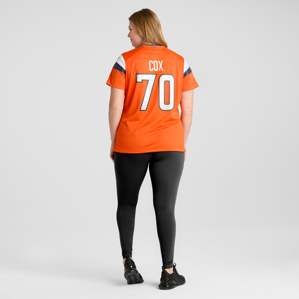 Marques Cox Denver Broncos Women's Team Game Jersey - Orange
