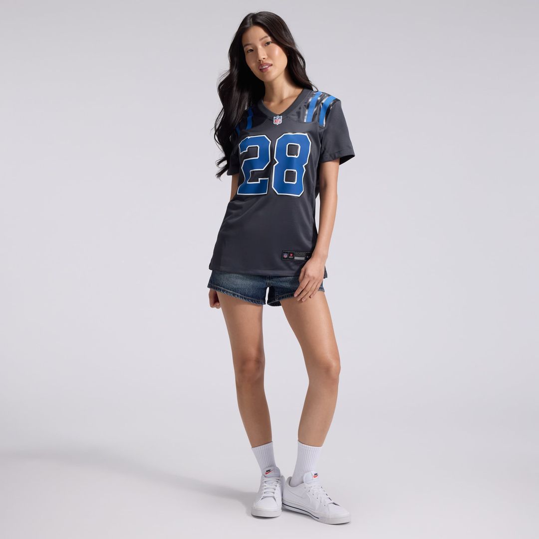 Jonathan Taylor Indianapolis Colts Women's 2026 Rivalries Collection Game Jersey - Anthracite