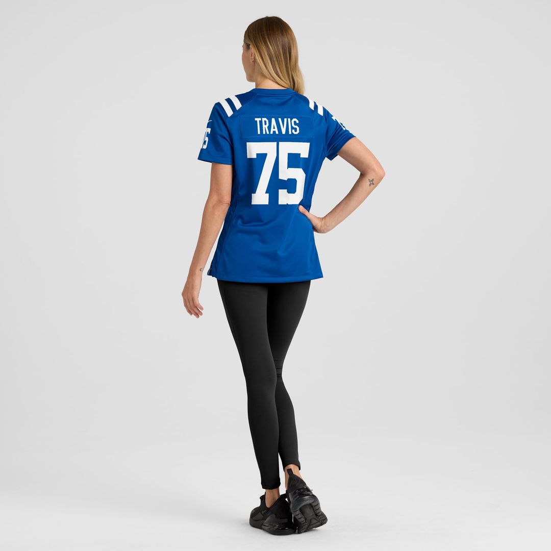 Jalen Travis Indianapolis Colts Women's Team Game Jersey - Royal