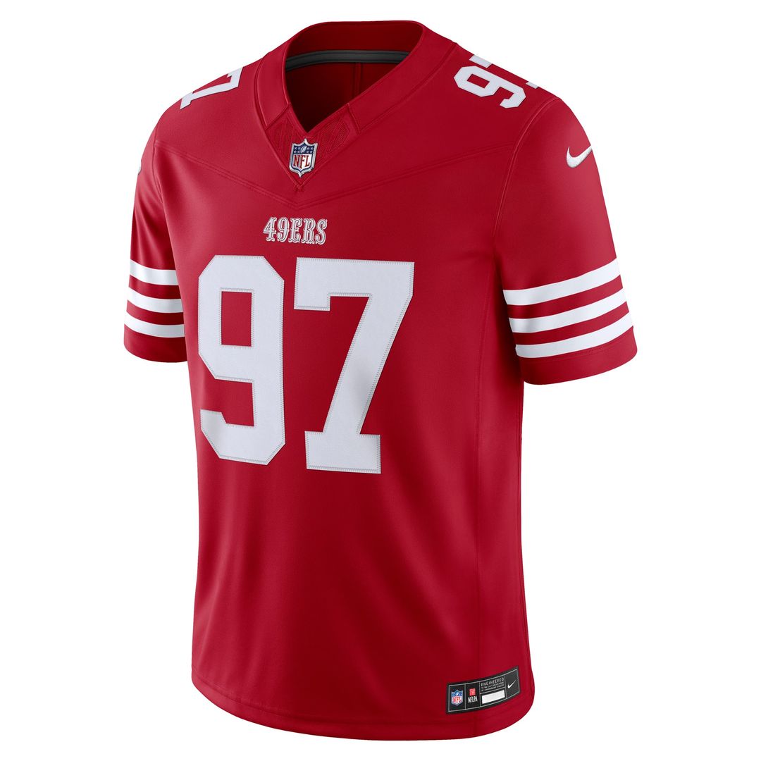 Nick Bosa San Francisco 49ers Team Vapor F.U.S.E. Stitched Limited Jersey - Scarlet