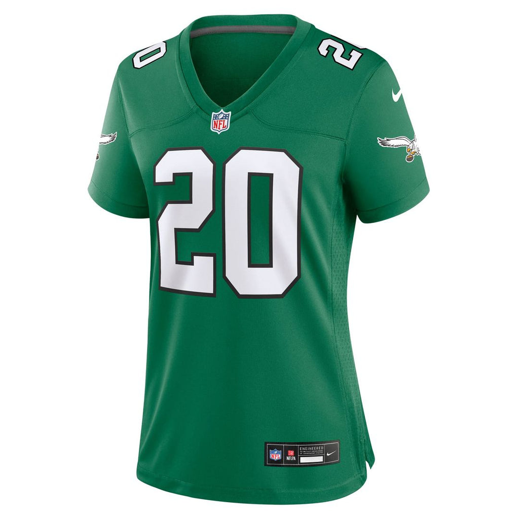 Brian Dawkins Philadelphia Eagles Women's Alternate Game Jersey - Kelly Green
