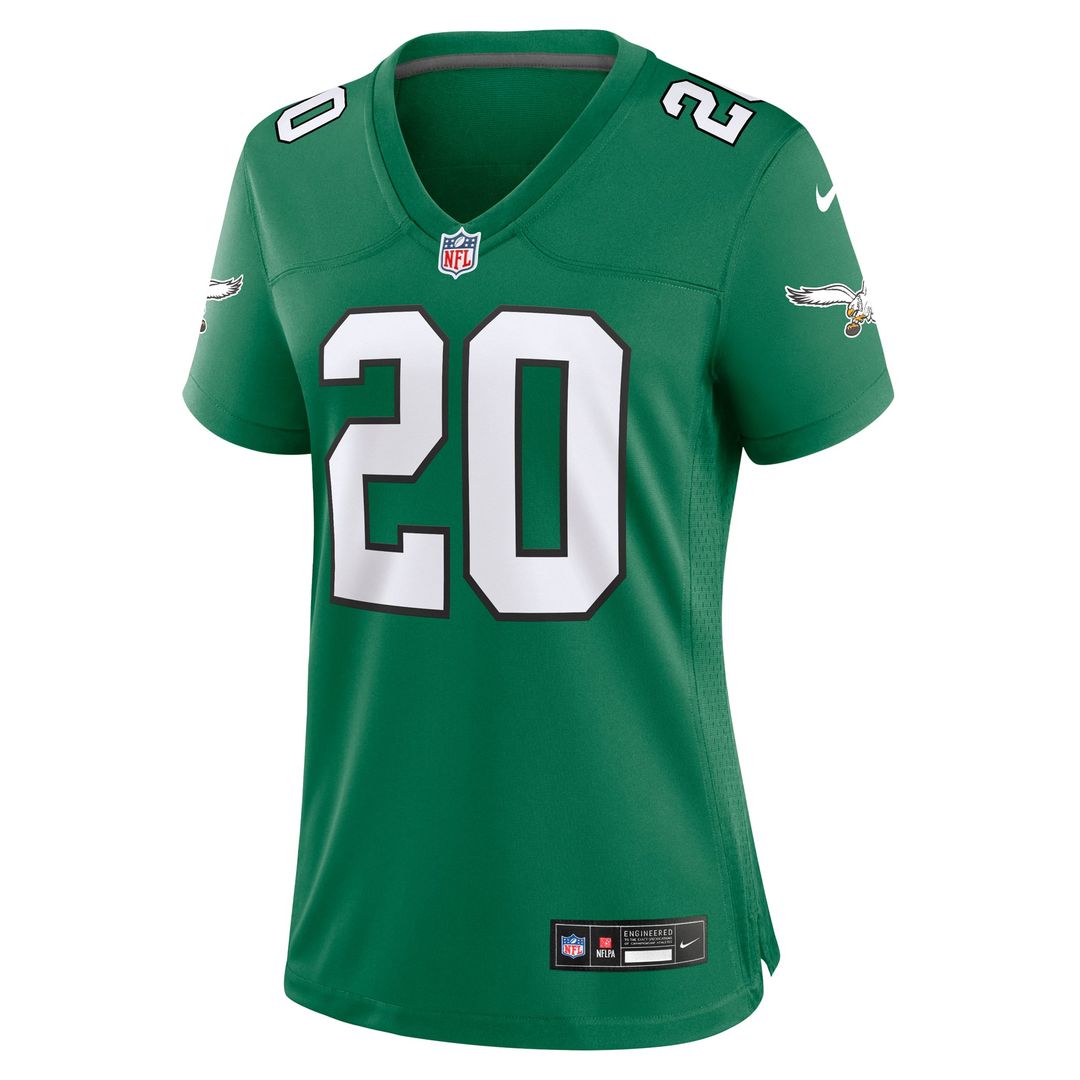 Brian Dawkins Philadelphia Eagles Women's Alternate Game Jersey - Kelly Green