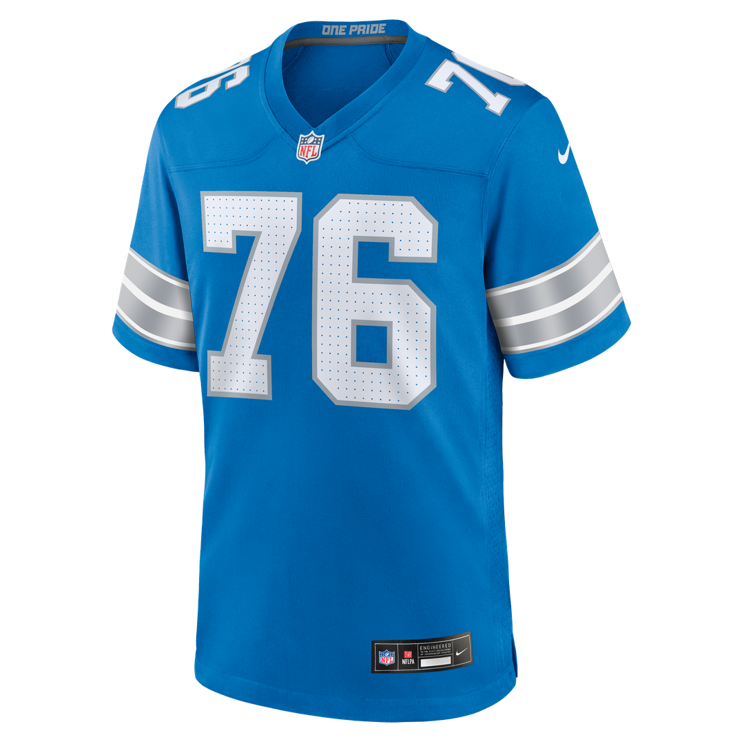 Blake Miller Detroit Lions Team Game Jersey - Blue