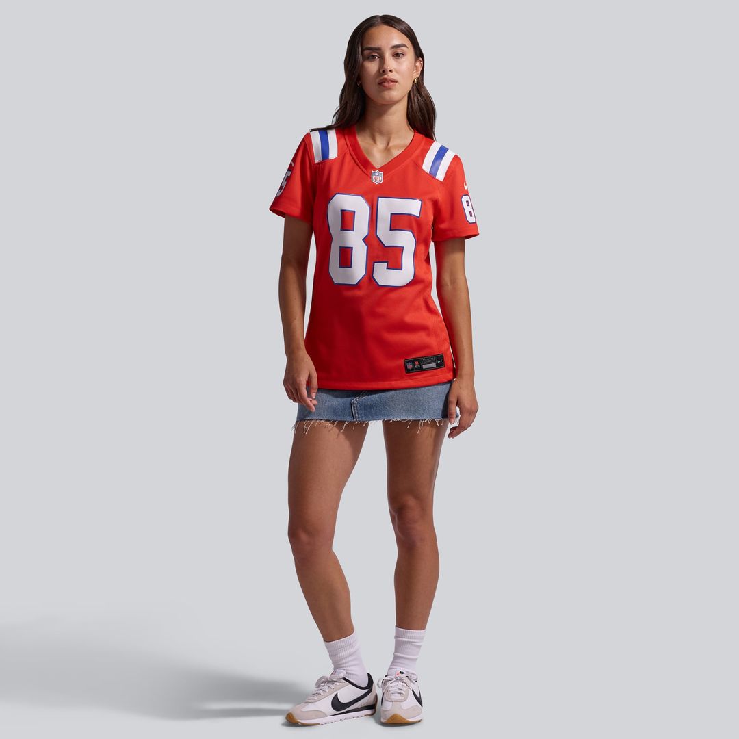 Hunter Henry New England Patriots Women's Team Game Jersey - Red