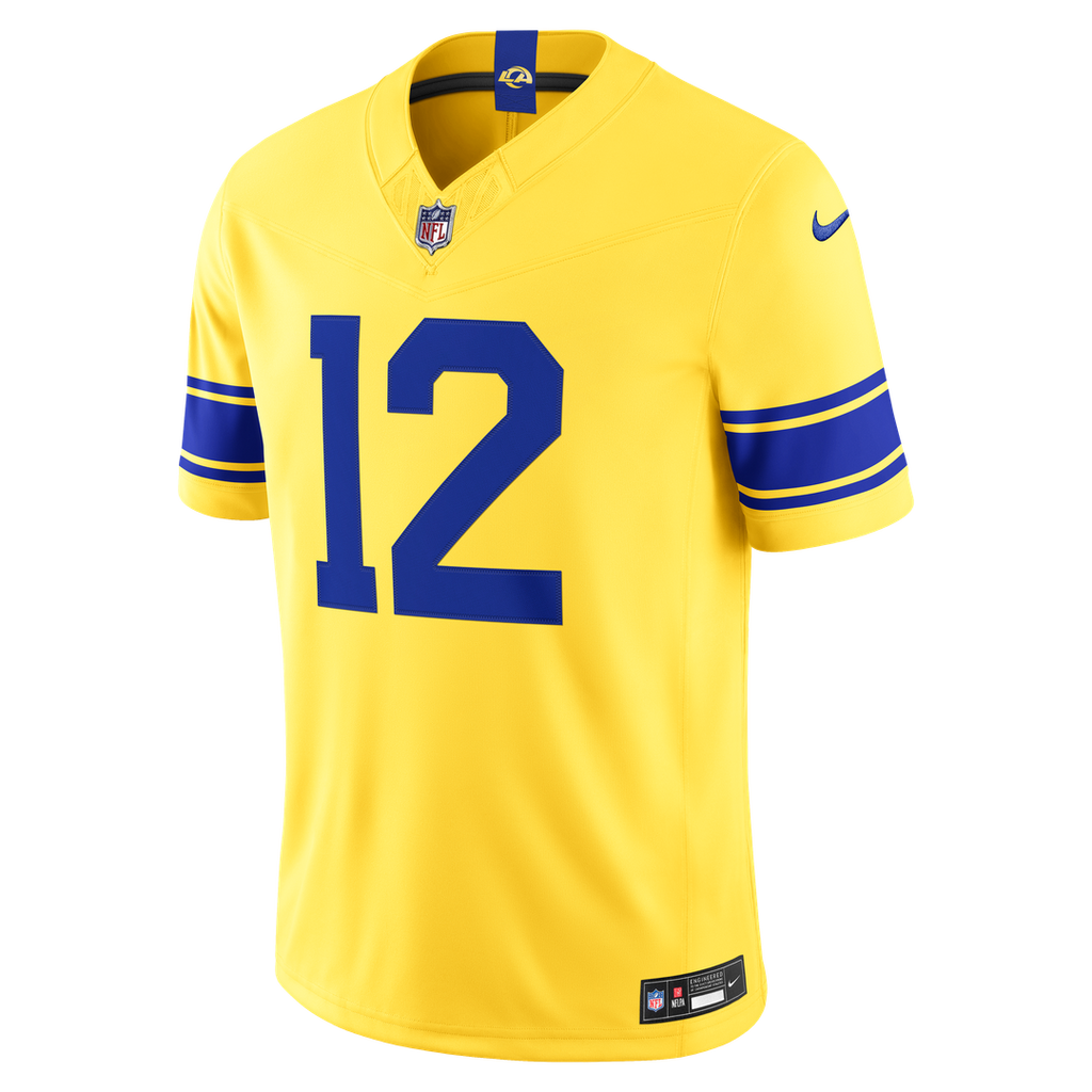Puka Nacua Los Angeles Rams Vapor F.U.S.E. Stitched Limited Jersey - White