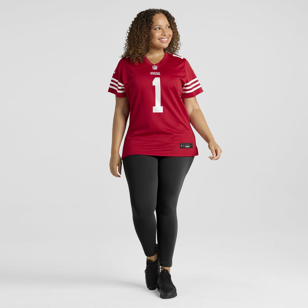 Ricky Pearsall San Francisco 49ers Women's Team Game Jersey - Scarlet