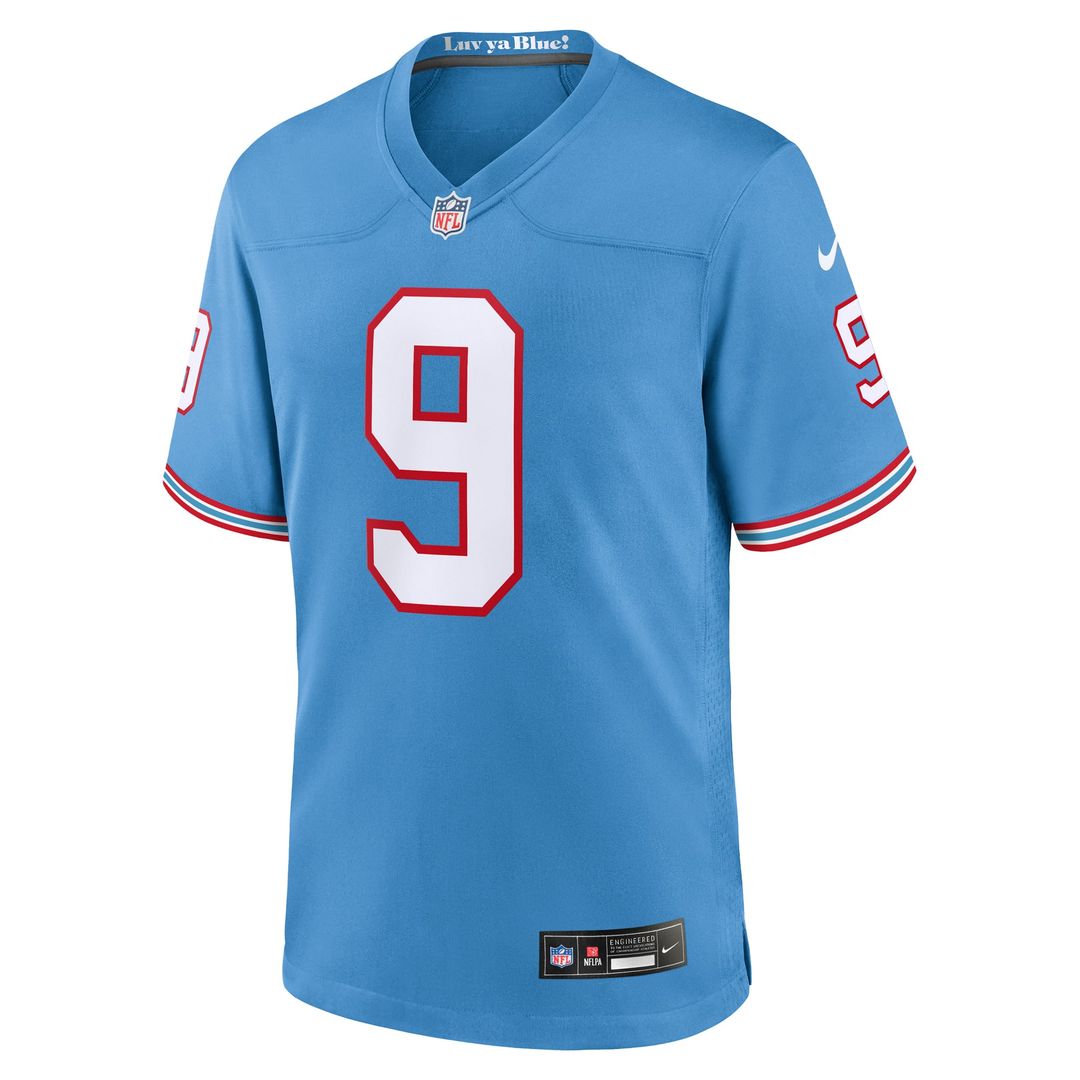 Steve McNair Tennessee Titans Retired Player Alternate Game Jersey - Light Blue