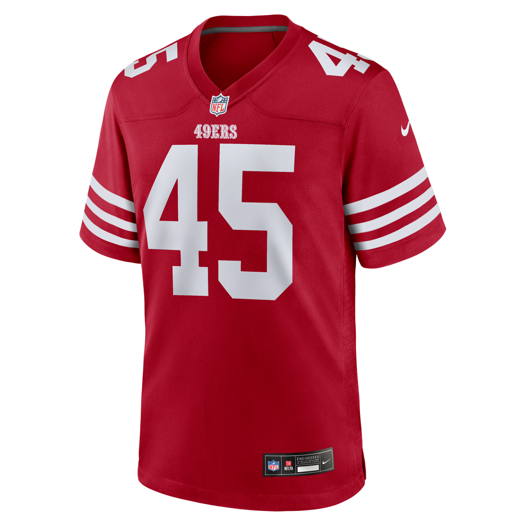 Nick Martin San Francisco 49ers Team Game Jersey - Scarlet