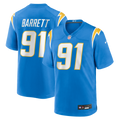 Nick Barrett Los Angeles Chargers Team Game Jersey - Powder Blue