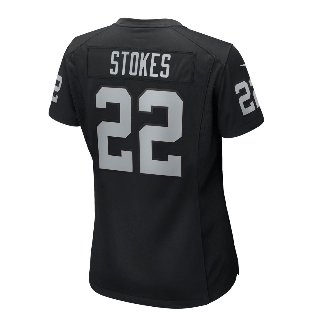 Eric Stokes Las Vegas Raiders Women's Team Game Jersey - Black