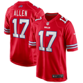 Josh Allen Buffalo Bills Alternate Game Player Jersey - Red