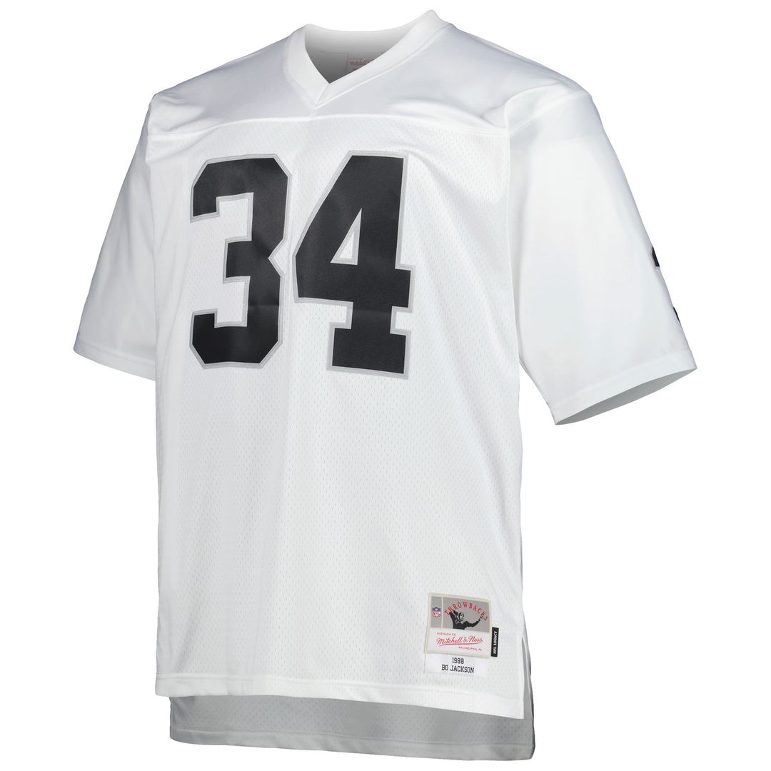 Bo Jackson Las Vegas Raiders Big & Tall 1988 Retired Player Replica Jersey - Black