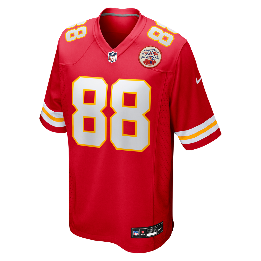 Tony Gonzalez Kansas City Chiefs Game Retired Player Jersey - Red