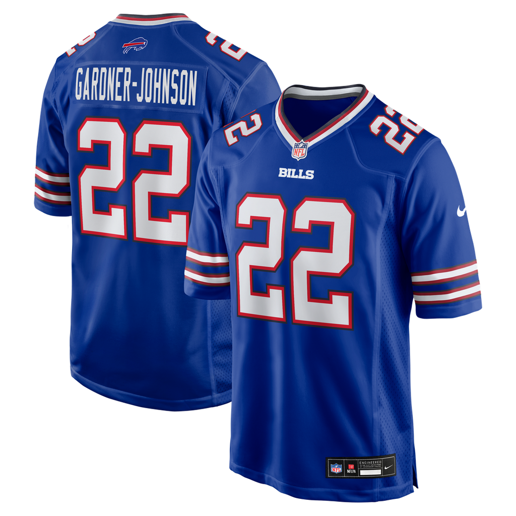 Chauncey Gardner - Johnson Buffalo Bills Team Game Jersey - Royal