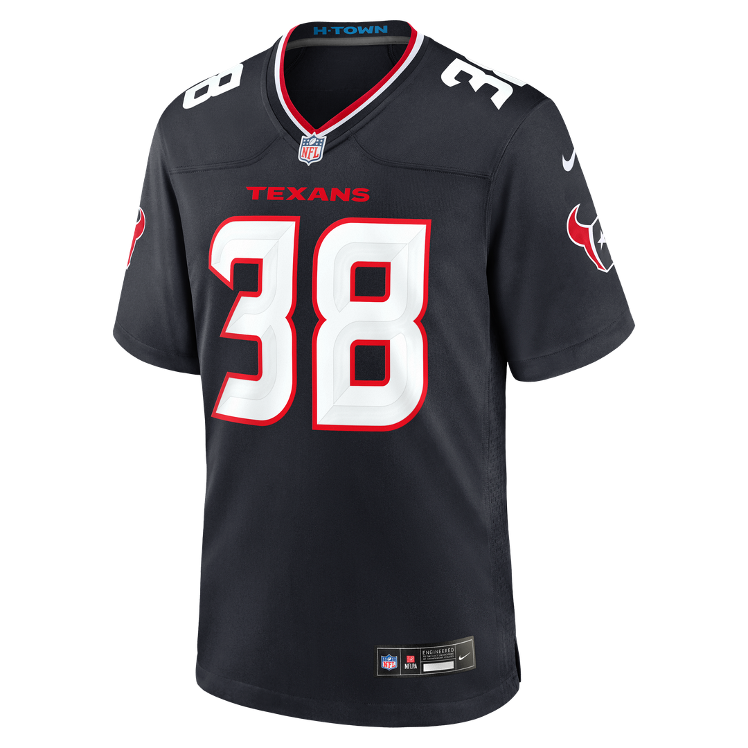 Kai Kroeger Houston Texans Team Game Jersey - Navy
