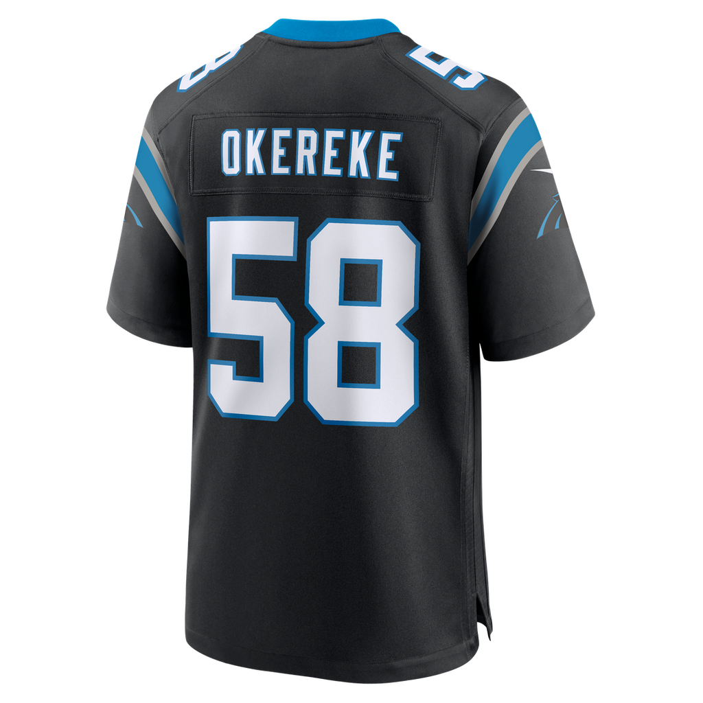 Bobby Okereke Carolina Panthers Team Game Jersey - Black