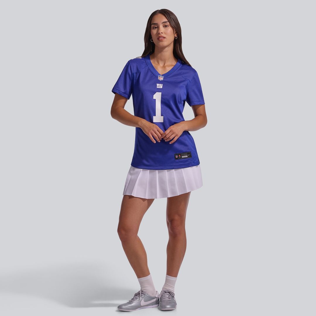 Malik Nabers New York Giants Women's Game Jersey - Royal