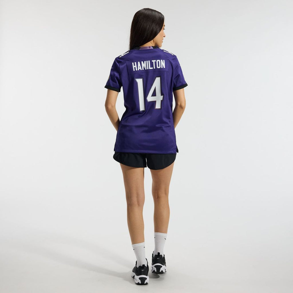 Kyle Hamilton Baltimore Ravens Women's Alternate Game Jersey - Black