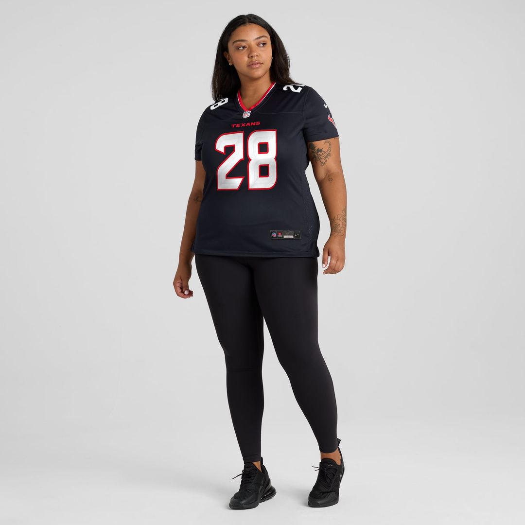 Joe Mixon Houston Texans Women's Game Jersey - Navy