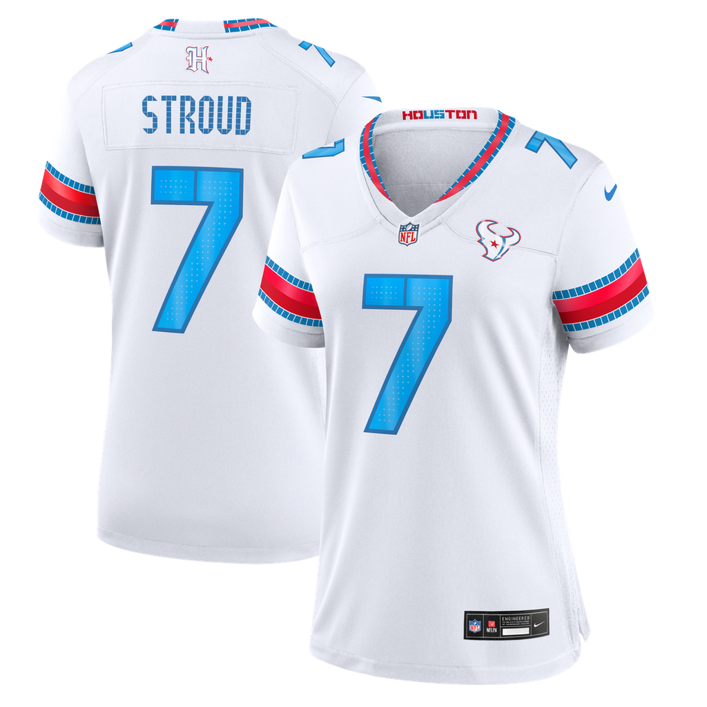 C.J. Stroud Houston Texans Women's 2026 Rivalries Collection Game Jersey - White