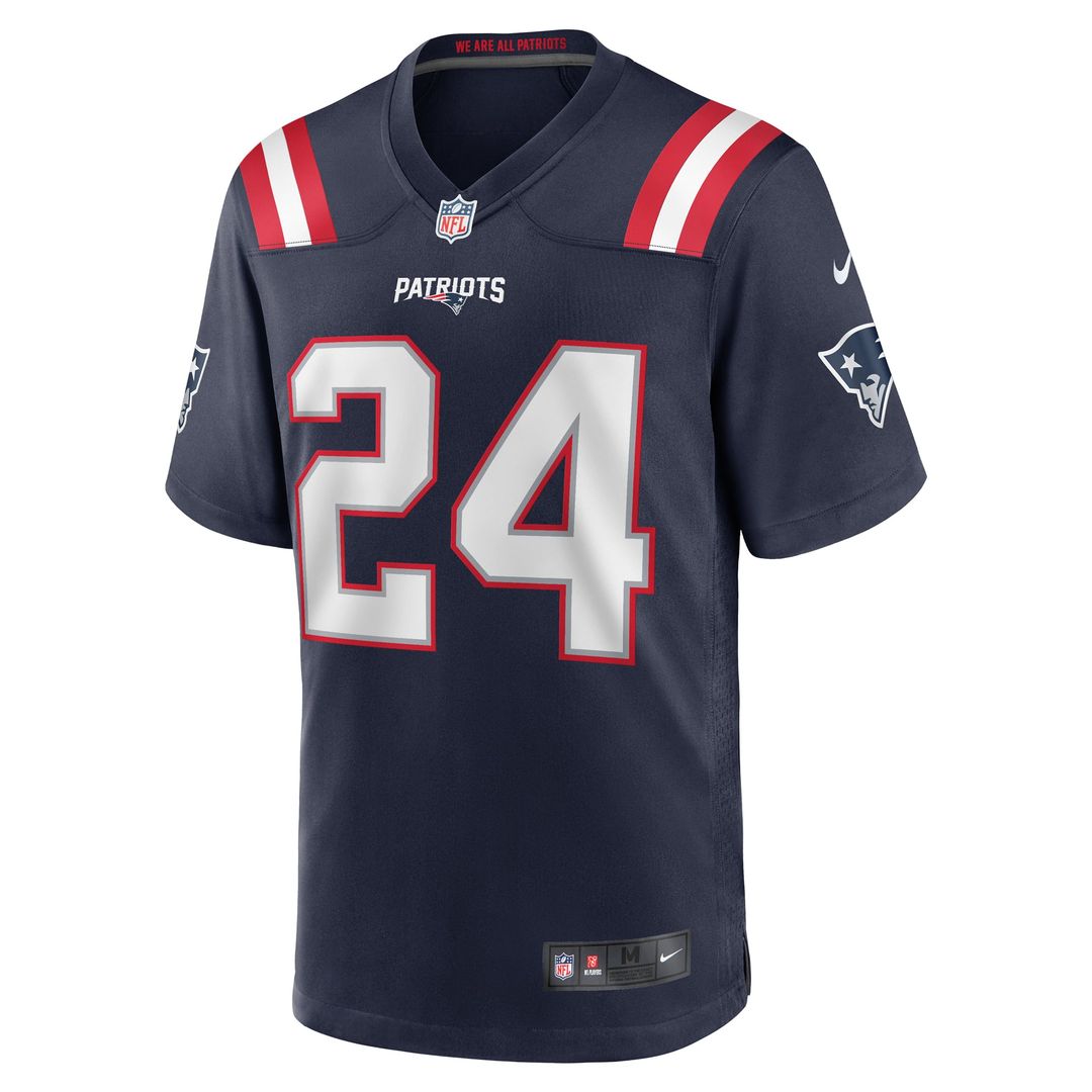 Dell Pettus New England Patriots Game Jersey - Navy