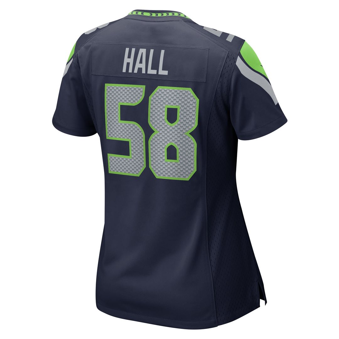 Derick Hall Seattle Seahawks Women's Team Game Jersey - College College Navy