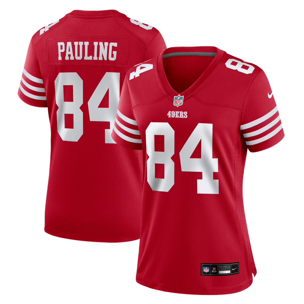 Will Pauling San Francisco 49ers Women's Team Game Jersey - Scarlet