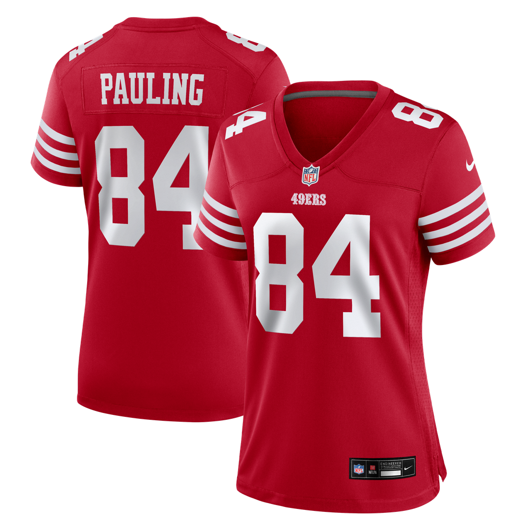 Will Pauling San Francisco 49ers Women's Team Game Jersey - Scarlet