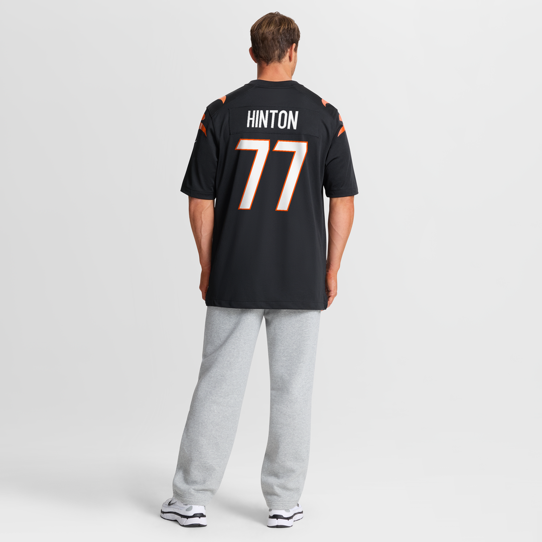 Myles Hinton Cincinnati Bengals Team Game Jersey - Black